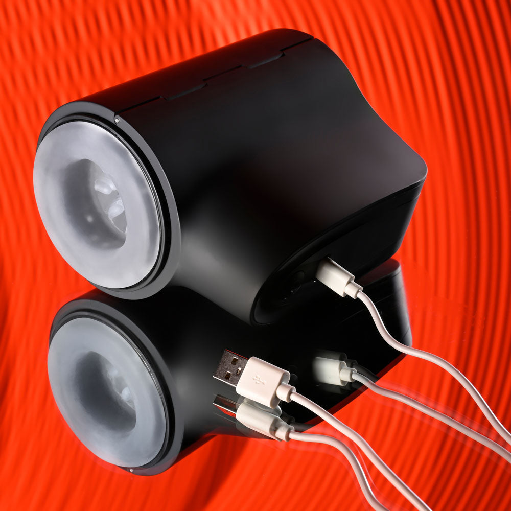 Playboy Pleasure COME ALONG - USB Rechargeable Vibrating Stroker Club X