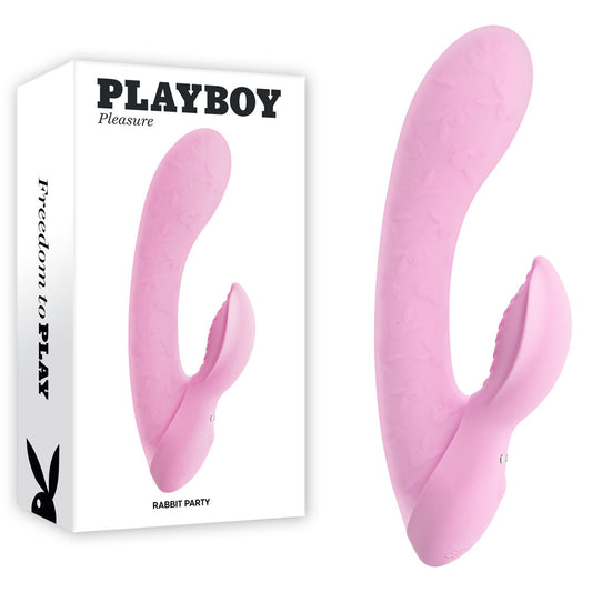 Playboy Pleasure RABBIT PARTY - Pink 15.2 cm USB Rechargeable Rabbit Vibrator