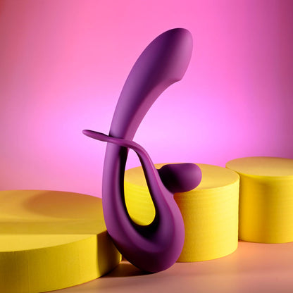 Playboy Pleasure CHA CHA SLIDE - Purple 20 cm USB Rechargeable Rabbit Vibrator Playboy Pleasure