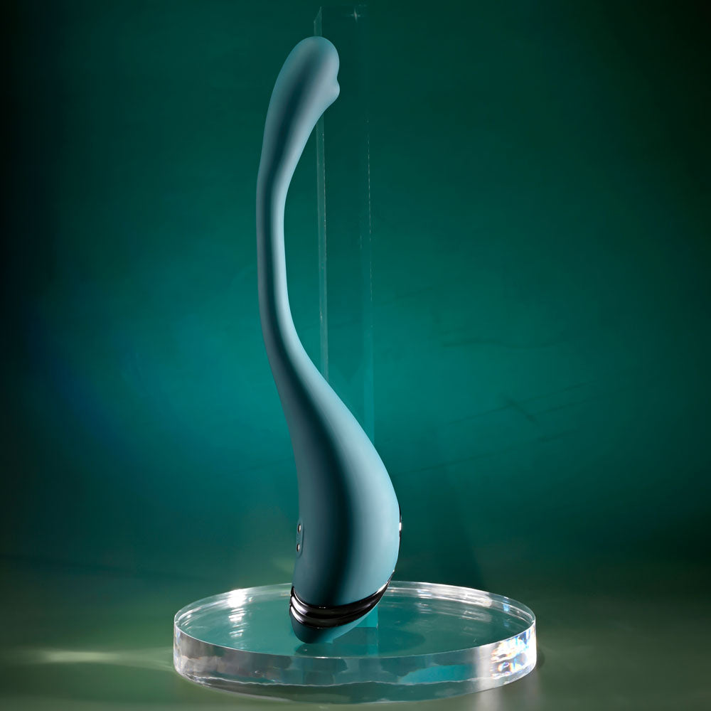 Playboy Pleasure PINPOINT PERFECTION - Green 19.3 cm USB Rechargeable Poseable Vibrator Playboy Pleasure
