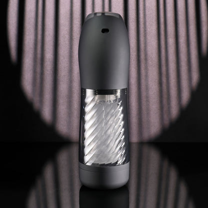 Playboy Pleasure WHIRLWIND - Clear USB Rechargeable Thrusting and Spinning Auto Stroker Playboy Pleasure