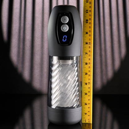 Playboy Pleasure WHIRLWIND - Clear USB Rechargeable Thrusting and Spinning Auto Stroker Playboy Pleasure