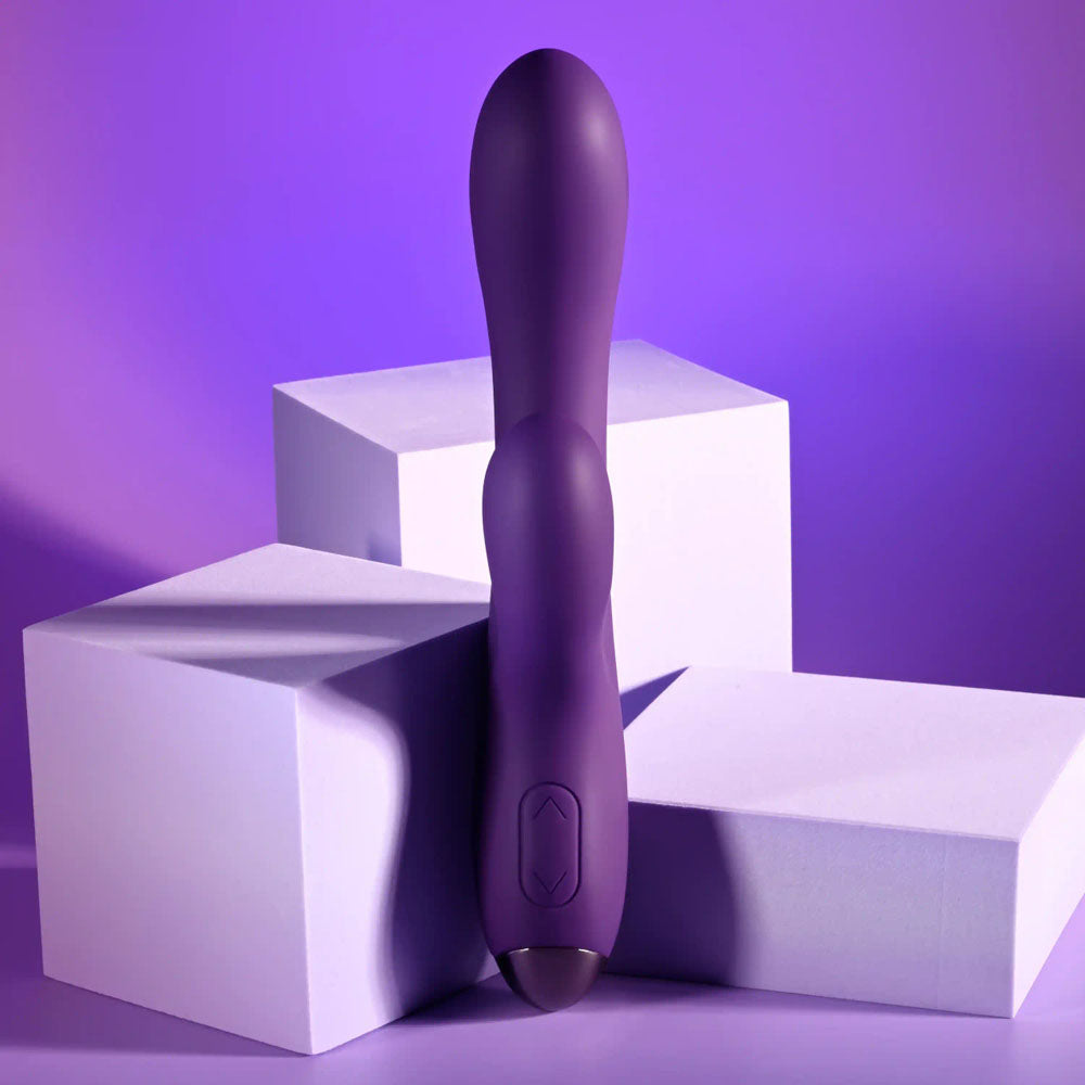 Playboy Pleasure NEW CRUSH - Purple 20.6 cm USB Rechargeable Rabbit Vibrator Playboy Pleasure