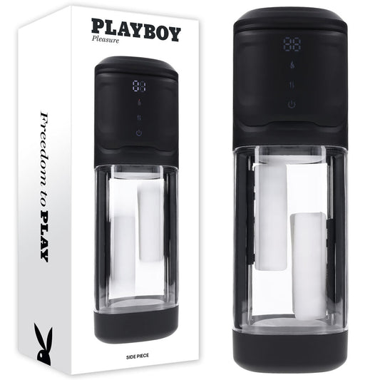 Playboy Pleasure SIDE PIECE - USB Rechargeable Warming Auto Stroker Default Title - Club X