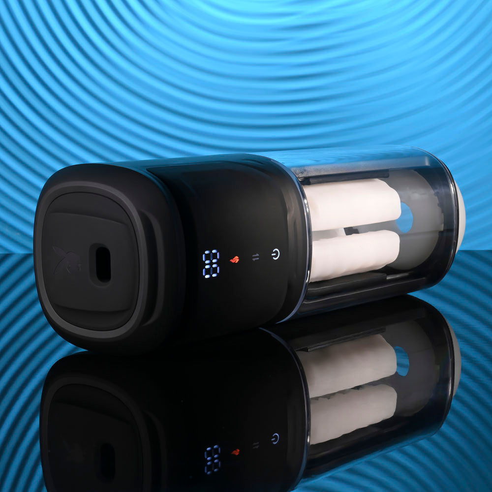Playboy Pleasure SIDE PIECE - USB Rechargeable Warming Auto Stroker Playboy Pleasure