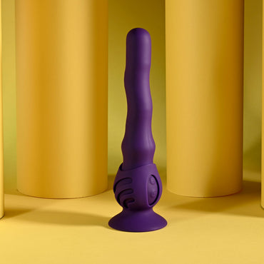 Playboy Pleasure WIGGLE IT - Purple 23.9 cm USB Rechargeable Wiggling Vibrator