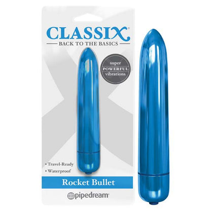 Classix Rocket Bullet - Metallic Blue 8.9 cm Bullet Pipedreams