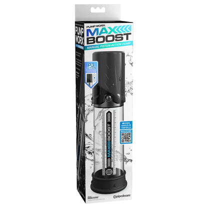Pump Worx Max Boost - Black - Black Penis Pump Pipedream