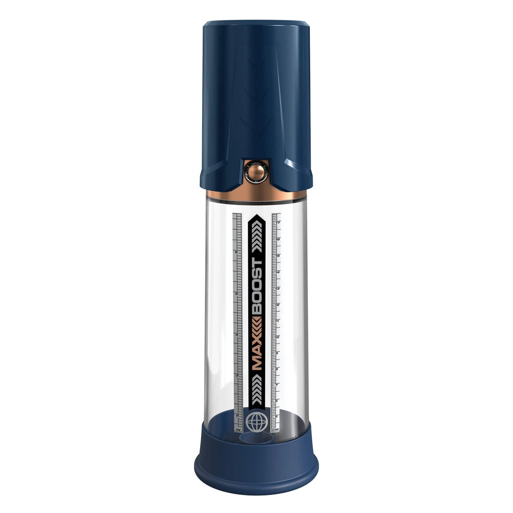 Pump Worx Max Boost - Blue - Blue Penis Pump Pipedream