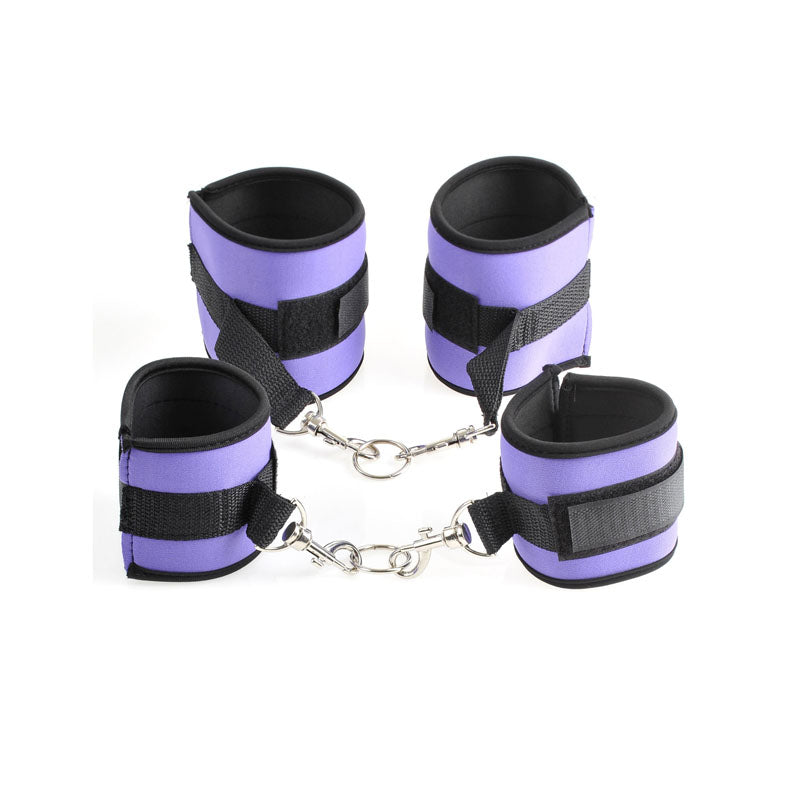 Fetish Fantasy Series Purple Pleasure Bondage Set - 8 Piece Set Pipedream