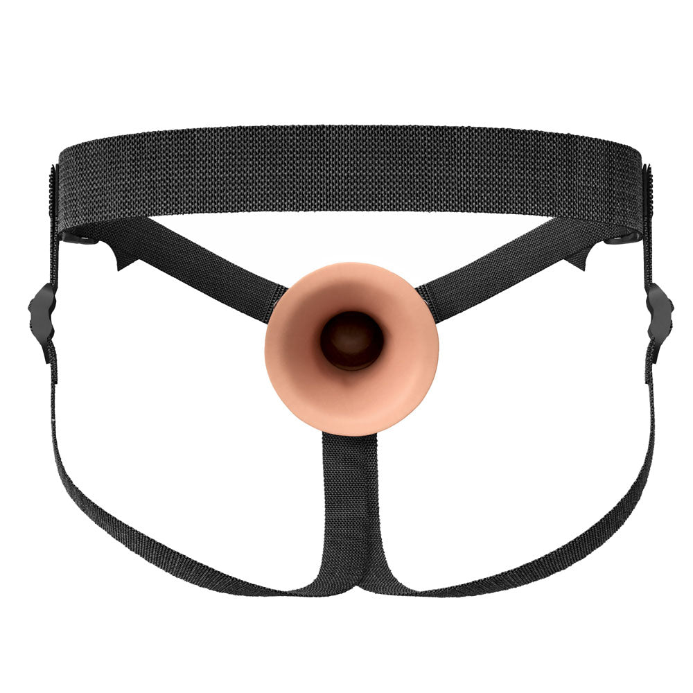 FX Elite 7'' Silicone Hollow Strap-On - Flesh - Flesh 17.8 cm Hollow Strap-On Pipedream