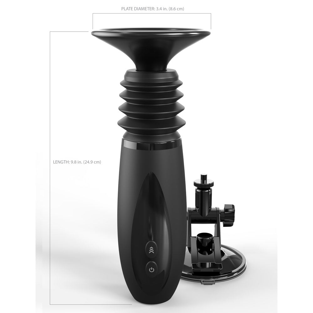Fetish Fantasy Series Body Dock Handheld - USB Rechargeable Thrusting Machine with Suction Base Pipedream