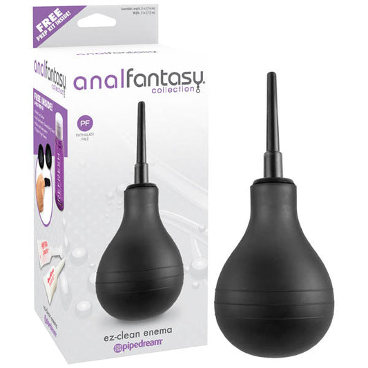 Anal Fantasy Collection EZ-Clean Enema - Black Enema Pipedreams