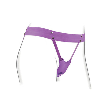 Fantasy For Her Ultimate Butterfly Strap-On - Purple USB Rechargeable Strap-On Stimulator Pipedream