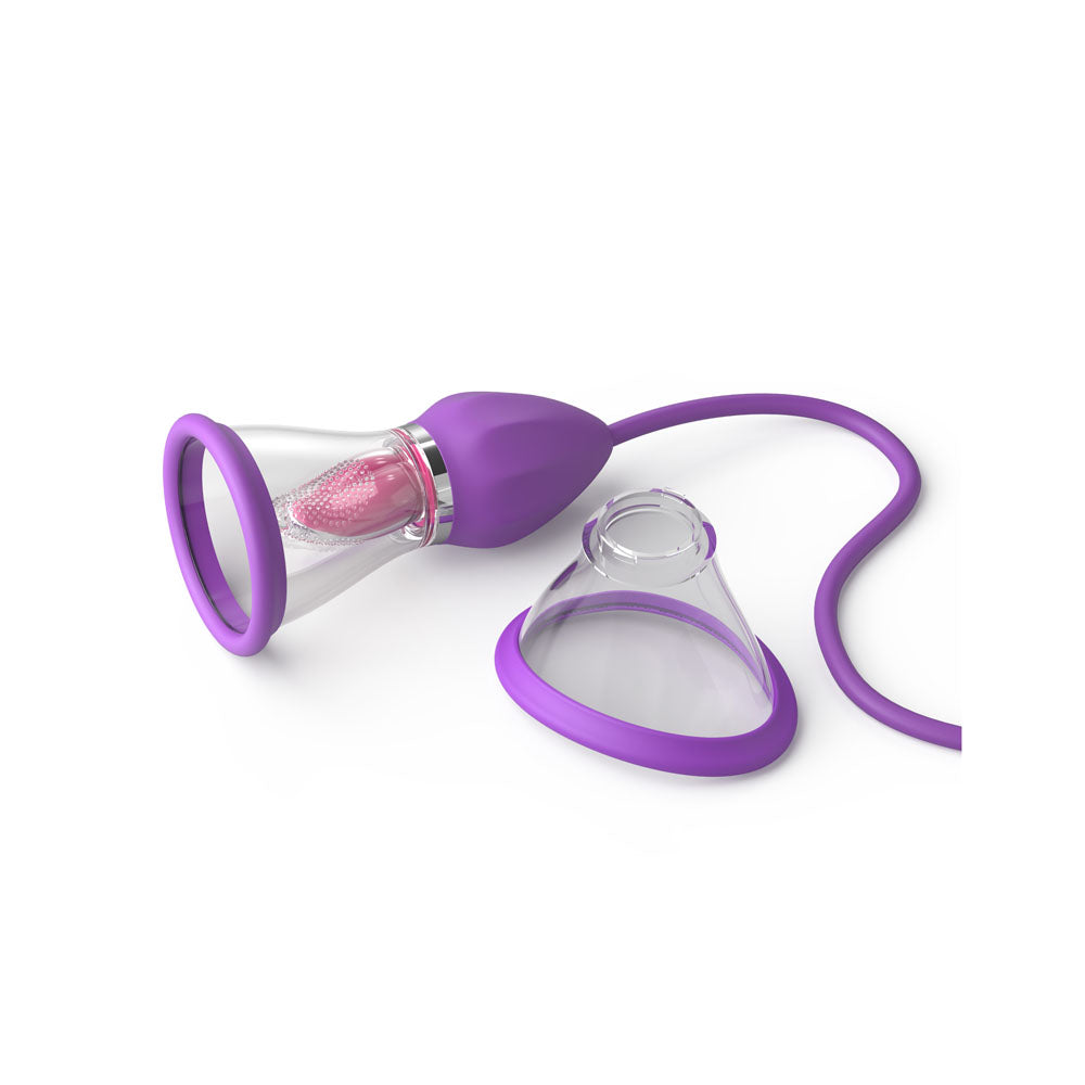 Fantasy For Her Her Ultimate Pleasure Max - Purple USB Rechargeable Vibrator with Flicking Stimulator Pipedream