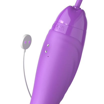 Fantasy For Her Her Ultimate Pleasure Max - Purple USB Rechargeable Vibrator with Flicking Stimulator Pipedream