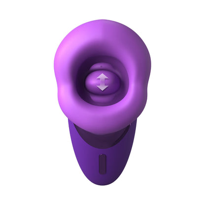 Fantasy For Her Pleasure Sucker - Purple USB Rechargeable Sucking, Licking & Vibrating Stimulator Pipedream