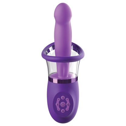 Fantasy For Her Ultimate Pleasure Pro Plus - Purple USB Rechargeable Sucking Licking & Flicking Vibrator Pipedream