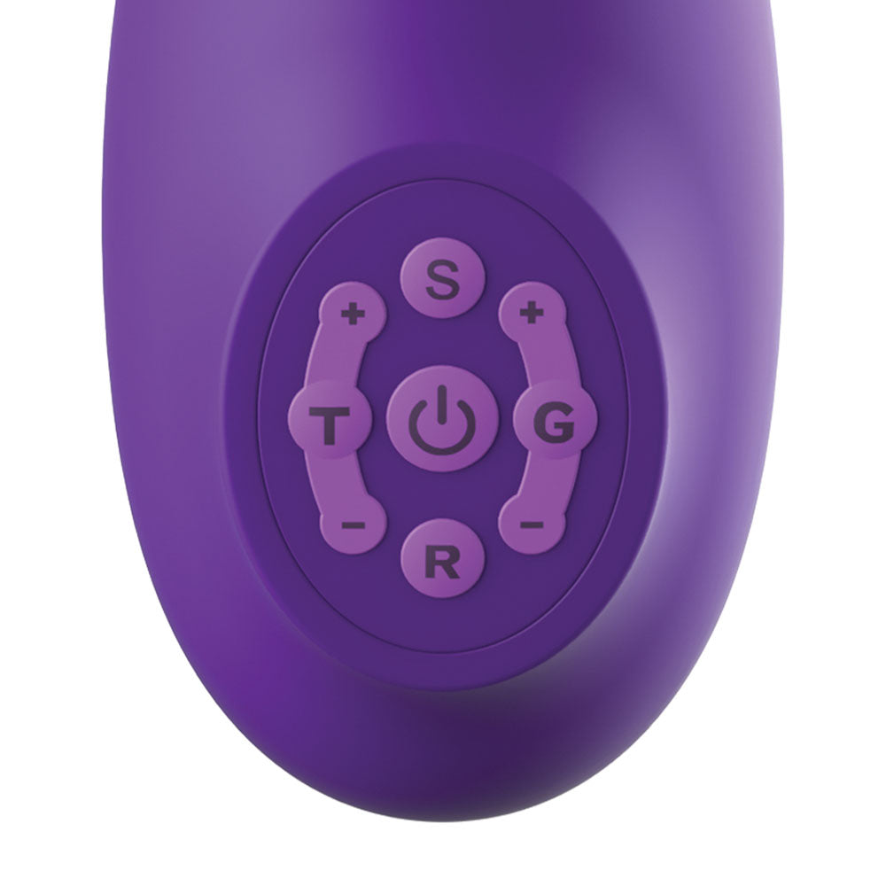 Fantasy For Her Ultimate Pleasure Pro Plus - Purple USB Rechargeable Sucking Licking & Flicking Vibrator Pipedream