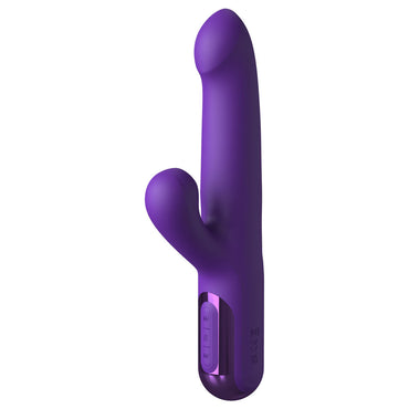 Fantasy For Her Super SoniX Thruster - Purple USB Rechargeable Thrusting Rabbit Vibrator Pipedream