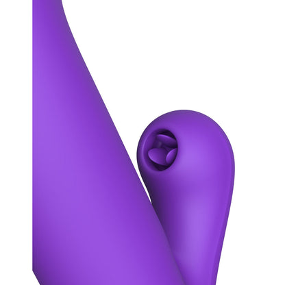 Fantasy For Her Super SoniX Thruster - Purple USB Rechargeable Thrusting Rabbit Vibrator Pipedream