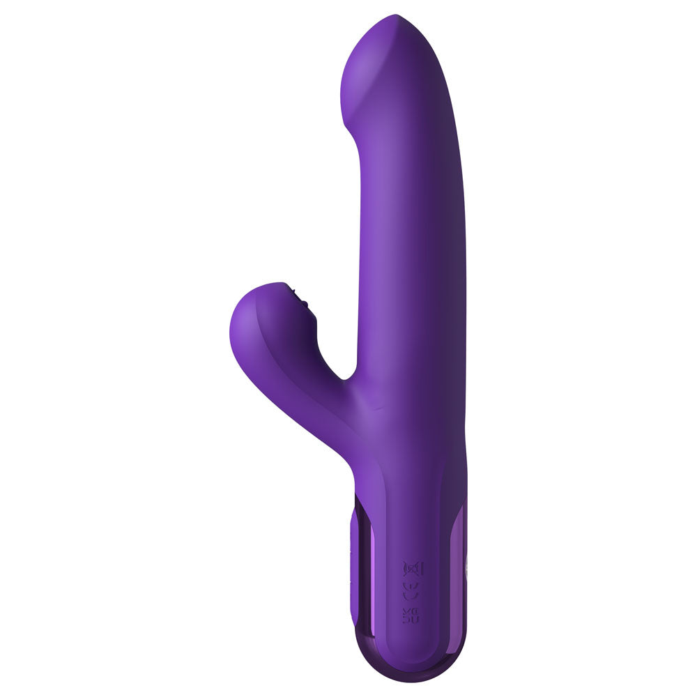 Fantasy For Her Super SoniX Thruster - Purple USB Rechargeable Thrusting Rabbit Vibrator Pipedream