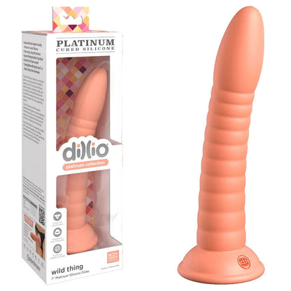 Dillio Platinum Wild Thing - Peach - Peach 17.8 cm (7'') Dong Pipedream