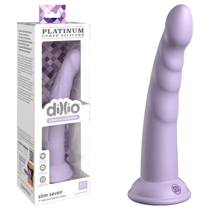 Dillio Platinum Slim Seven - Purple - Purple 17.8 cm (7'') Dong Purple / 50 - Club X