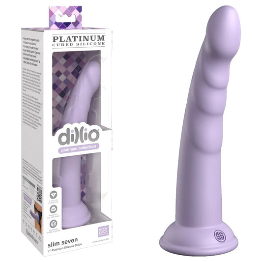 Dillio Platinum Slim Seven - Purple - Purple 17.8 cm (7'') Dong Purple / 50 - Club X