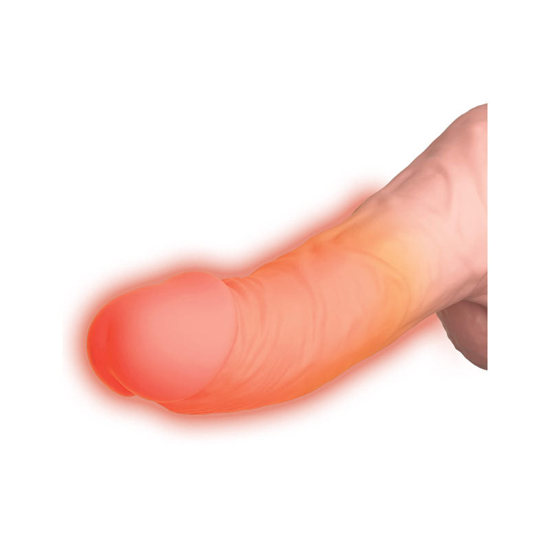 King Cock Plus 6.5'' Thrusting Cock with Balls - Flesh 16.5 cm Thrusting Dong Pipedreams