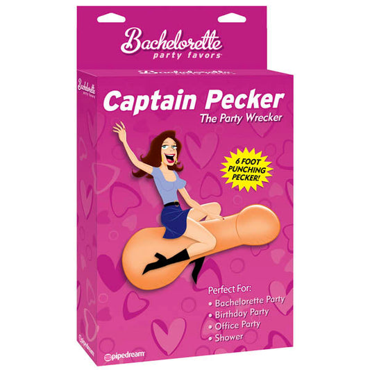 Bachelorette Party Favors Captain Pecker - Inflatable Penis Pipedream