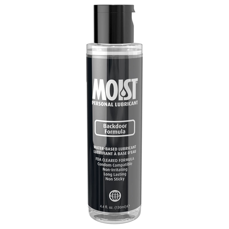 Moist Backdoor Formula - Water Based Anal Lubricant - 130 ml Bottle Pipedreams