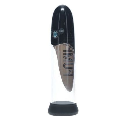 PUMPED Aqua-Pro Auto Pump - Black - Black/Clear USB Rechargeable AI-Enabled Submersible Auto Penis Pump Shots Toys