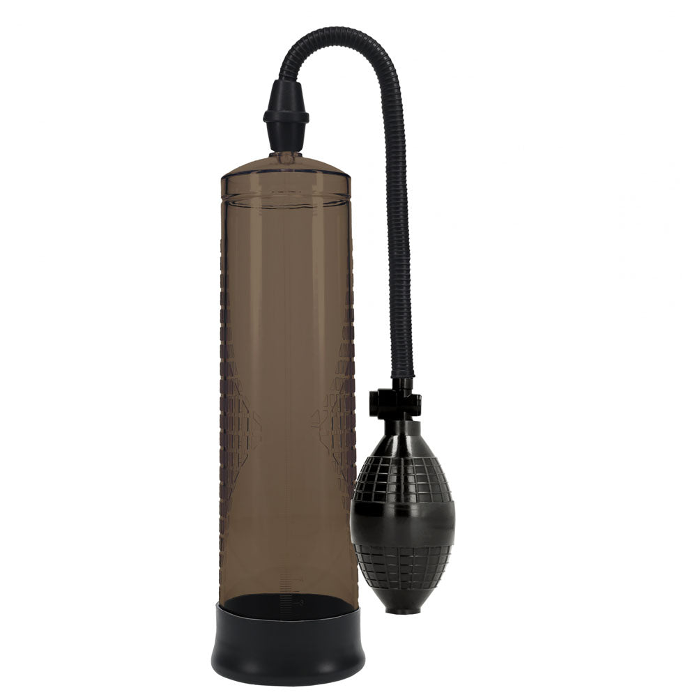 PUMPED Basic Pump 1 - Black - Black Penis Pump Shots Toys