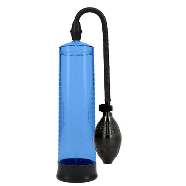 PUMPED Basic Pump 1 - Blue - Blue Penis Pump Ouch