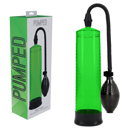 PUMPED Basic Pump 1 - Blue - Blue Penis Pump Ouch