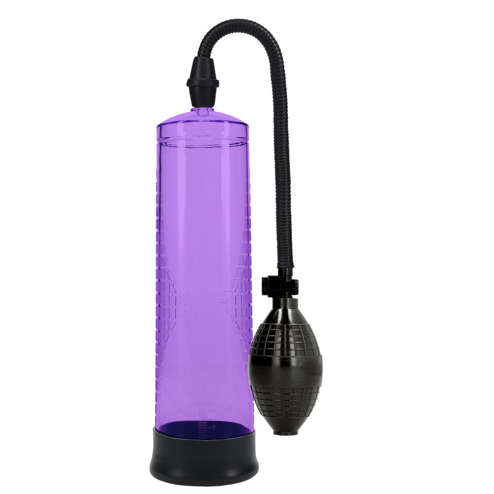 PUMPED Basic Pump 1 - Blue - Blue Penis Pump Ouch