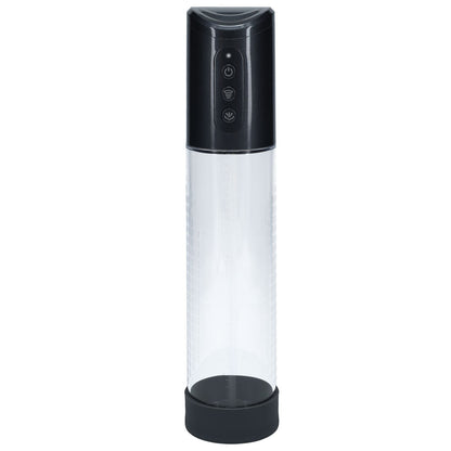 PUMPED Hyperpump Automatic Pump - Gunmetal - Gunmetal Grey USB Rechargeable Auto Penis Pump Shots Toys