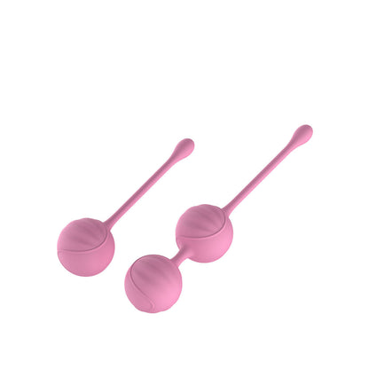 Passion Play Silicone Kegel Ball Set - Pink Kegel Balls - Set of 2 Items Passion Play
