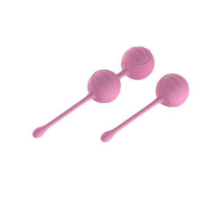 Passion Play Silicone Kegel Ball Set - Pink Kegel Balls - Set of 2 Items Passion Play