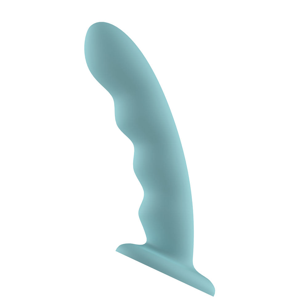 Passion Play Liquid Silicone Wavy Dildo - Blue - Blue 20.9 cm Dildo Passion Play