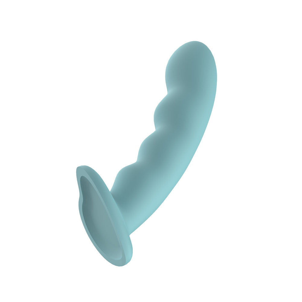 Passion Play Liquid Silicone Wavy Dildo - Blue - Blue 20.9 cm Dildo Passion Play