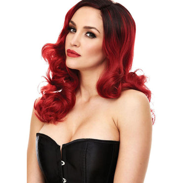 PLEASURE WIGS Candice - Red/Black - Red/Black Wig Xgen Products