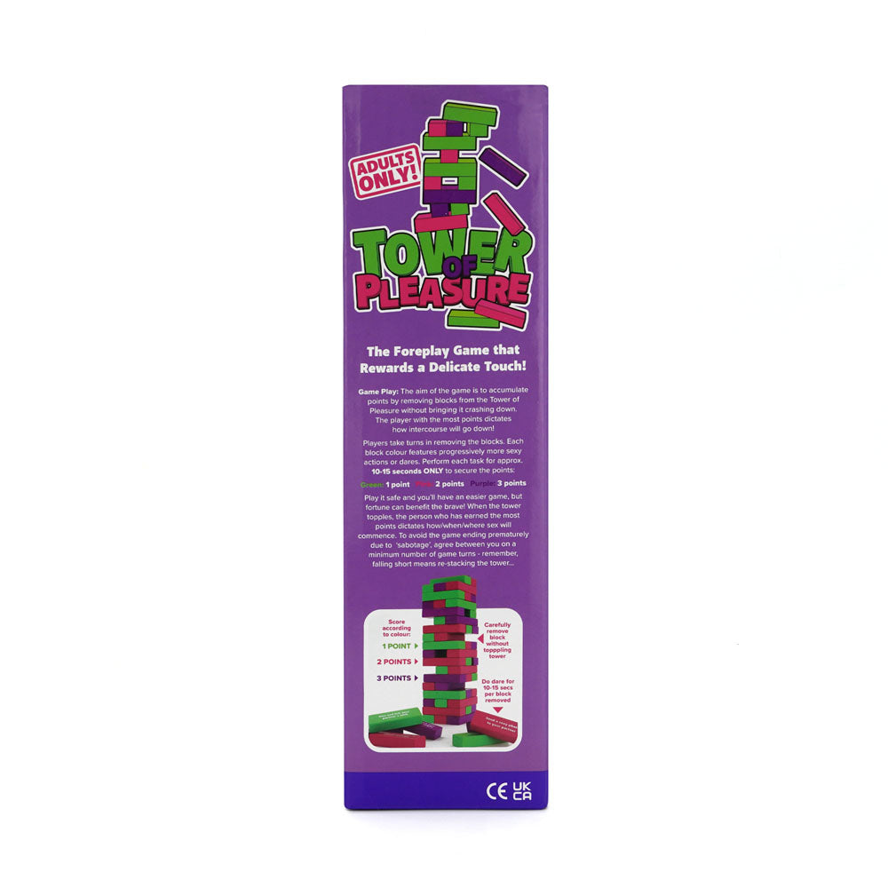Tower of Pleasure - Couples Tumbling Tower Game Creative Conceptions