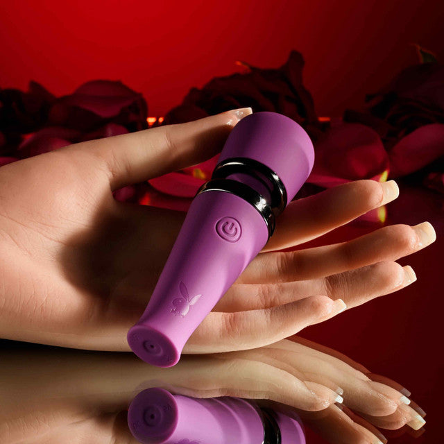 Playboy Pleasure Mic Drop Wand Vibrator  - Club X