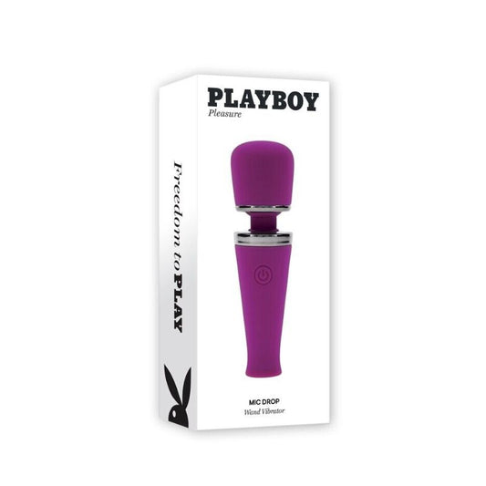 Playboy Pleasure Mic Drop Wand Vibrator  - Club X