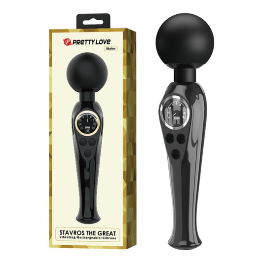 Pretty Love Rechargeable Wand Skyler - Black  - Club X