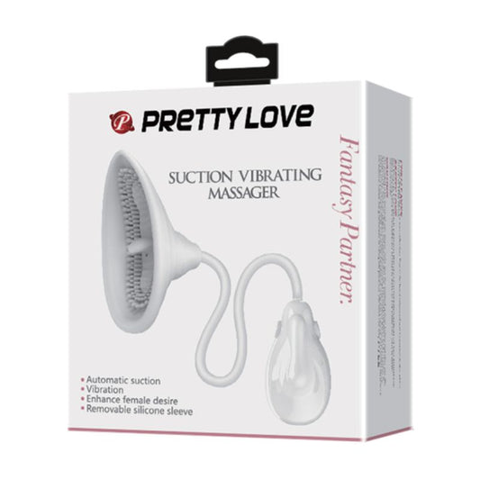 Pretty Love Pussy Suction Cup Massager  - Club X