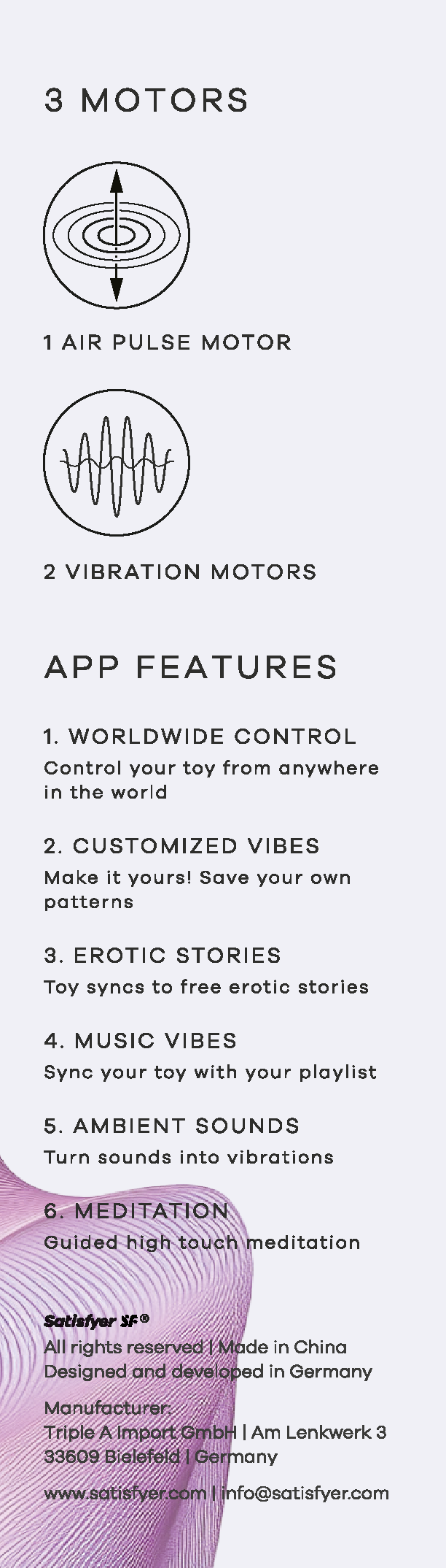 Satisfyer Pro 2 Generation 4 - Serene Blue Touch-Free USB-C Rechargeable Clitoral Stimulator with App Control