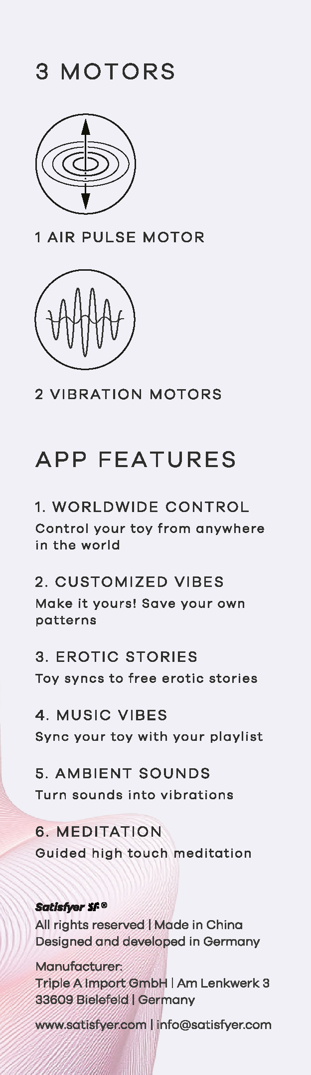 Satisfyer Pro 2 Generation 4 - Amethyst Touch-Free USB-C Rechargeable Clitoral Stimulator with App Control